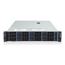 NAAS 2U MAX Server Chassis | 4x 3.5" HDD Bays | Micro-ATX | 3x 80mm PWM Fans | 2x USB 3.0 Ports